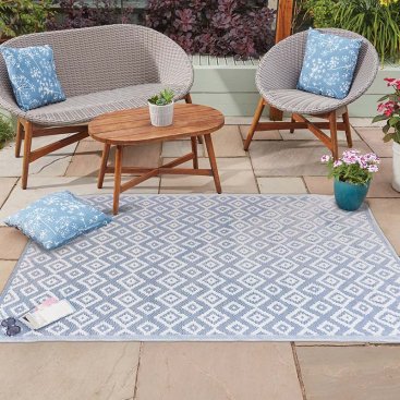 Alfresco Mats - Shiraz - Slate - 150 x 210cm