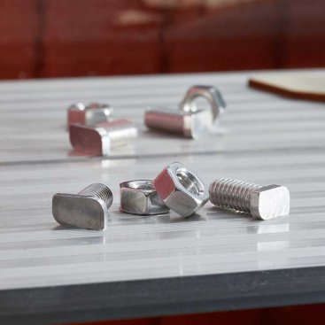 Greenhouse Cropped Head Bolts & Nuts 15pk