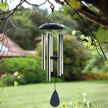 Golden Black Windchime