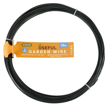 Heavy Duty Garden Wire, PVC Ctd, 2.0mm x 25m