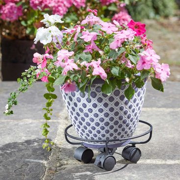 25cm Elegance Pot Caddy, Black 25cm Elegance Pot Caddy, Black