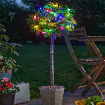Solar Strings - 100 Multi Coloured LEDs, POS 12
