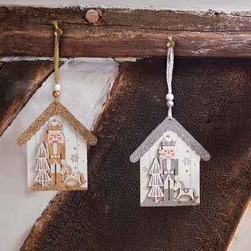 Nutcracker House Pendant, Mixed Case