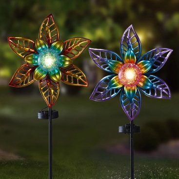 Flora Blooms Stake Light, Mixed Case, POS 12