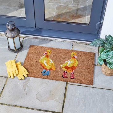Ducks in Wellies Decoir Mat 45x75cm
