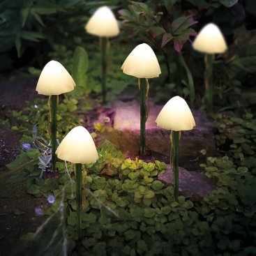 LumiShroom XL Stake Lights - Set of 6