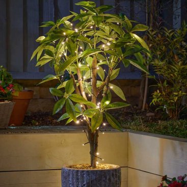 Solar Strings - 50 Warm White LEDs, POS 12