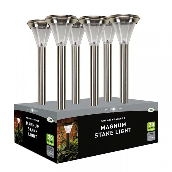 Magnum solar on sale stake light