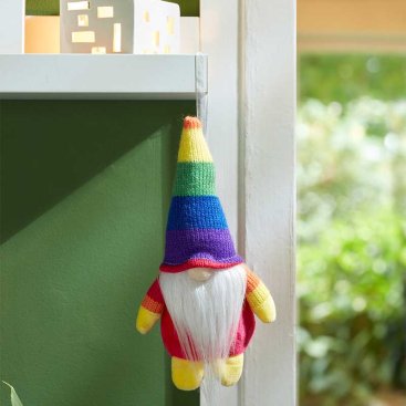 Rainbow Gonk Pendant