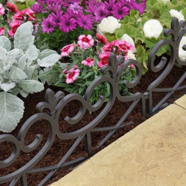 Scroll Garden Edging - 4pk, POS 12