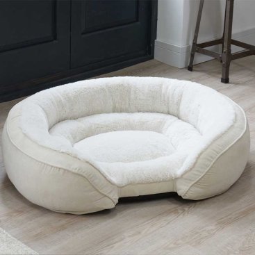 Ivory Komfort Memory Foam M Oval Bed