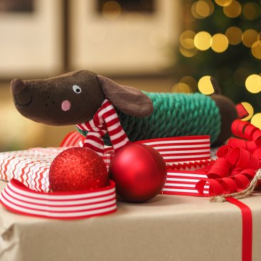 Festive Frankie Sausage TuffRope PlayPal