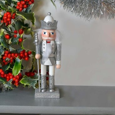 Nutcracker - Silver & White
