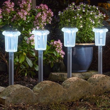 Raylite Solar Stake Light 4pc Carry Pack