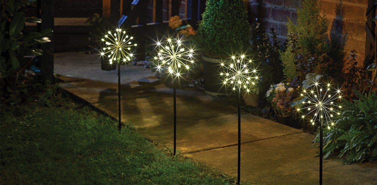 Non solar garden lights discount
