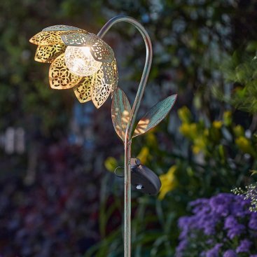 Damasque Solar Bloom - Verdigris