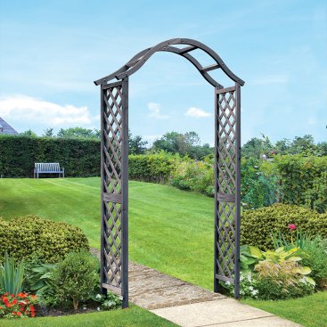 Woodland Garden Arch - Slate, FSC1