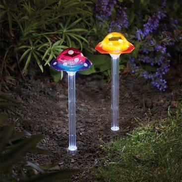 Funky Fungus Stake Light, Mixed Case