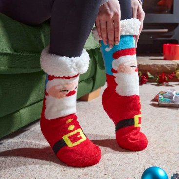 Santa Slipper Socks