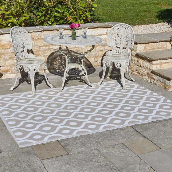 Alfresco Mats - Neptune - Mocha - 160 x 230cm