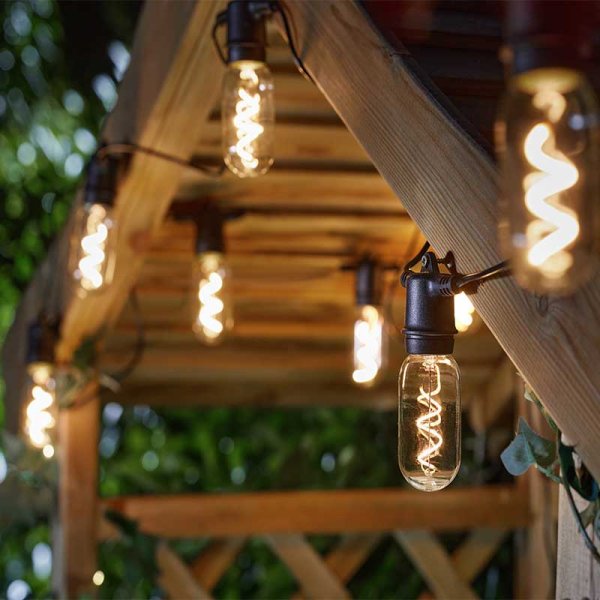 Canvas vintage garden string on sale lights