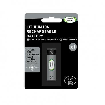 Rechargeable 14500 3.2V li-ion 600mAh Battery 1 pack
