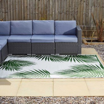 Alfresco Mats - Tropicana - Green - 150 x 210cm