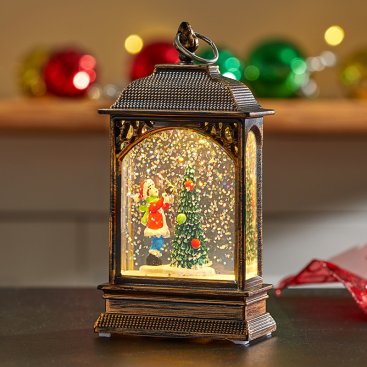 SnowSwirl TreeDecor Lantern
