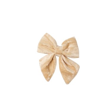 13cm Velvet Bow - Champagne