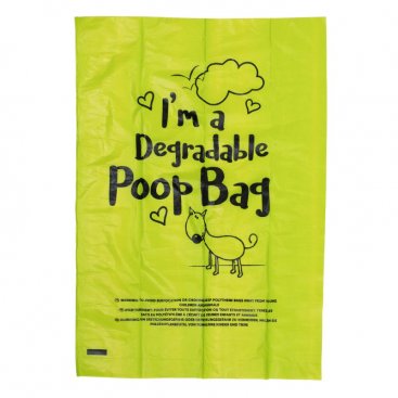 Degradable Poop Bags - 60 Pack, 4 Rolls