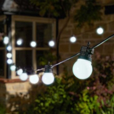 Party Festoon LV String Lights, Cool White - Set of 20