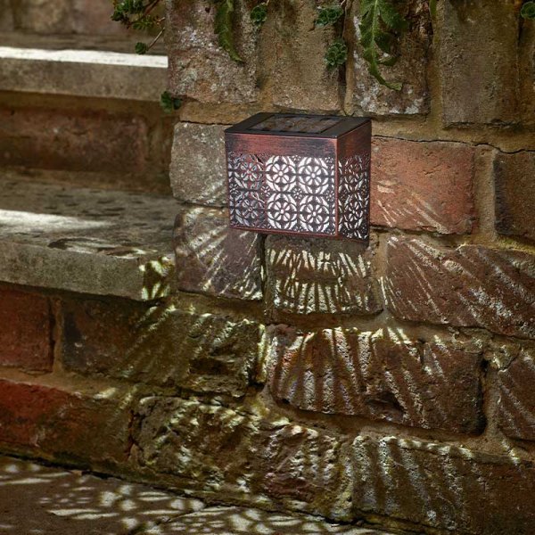 Smart solar fence wall and post light deals