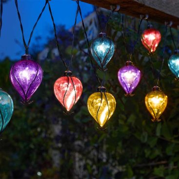 Balloon Rainbow String Lights - Set of 10
