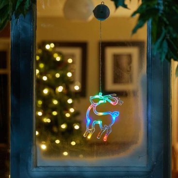 WindoDecor Deer - Multi-Coloured