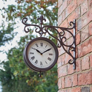 8in Marylebone Station Wall Clock & Thermometer