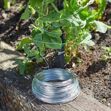 Garden Wire, Galvanised, 1.0mm x 50m