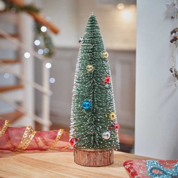Bauble Frosted Fir - 30cm