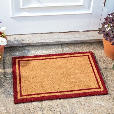 Duo Border - Burgundy Decoir Mat 40x60cm