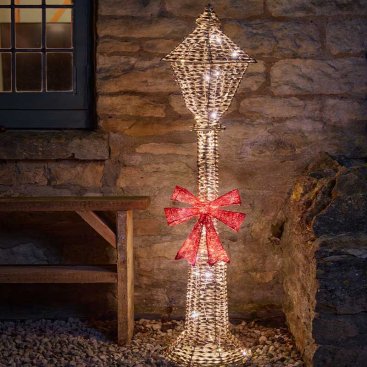 GlitterTwist Gold Lamp Post 120cm, LV