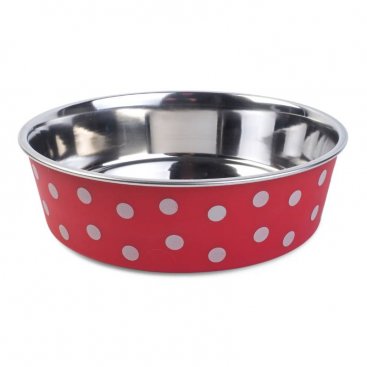 Red Polka Bowl 21cm