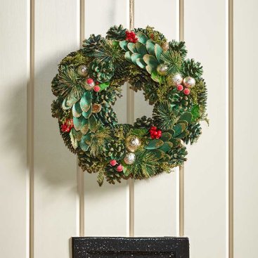 BaublePine Wreath, 36cm