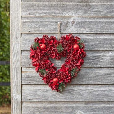 RubyPine Heart, 35cm