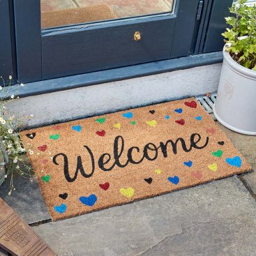 Hearty Welcome Decoir Mat 45x75cm