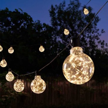 Galaxy Firefly Festoons LV String Lights, WW - Set of 10