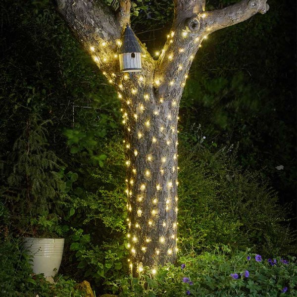 Smart solar firefly string clearance lights
