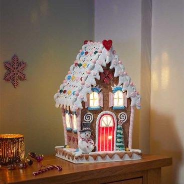 Gingerbread Frosty Candy Lodge