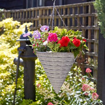 Faux Rattan Baskets