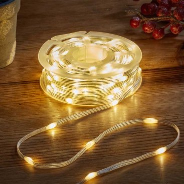 TwoTone String Lights - 100 LEDs - Warm/Cool, LV