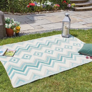 Alfresco Mats -  ZigZag - Sage  - 180x240cm