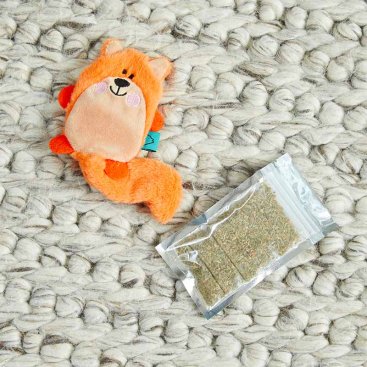 Nip-it Refillable Catnip Fox - sachet included